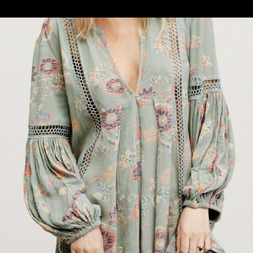 Free People Just The Two of us Tunic Dress
